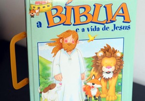 Livro infantil Biblia e a vida de Jesus