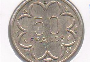 Estados da África Central (Camarões) - 50 Francs 1976 E - soberba