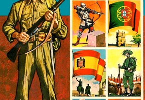 Caderneta Bandeiras e Uniformes 1963 completa 264 cromos colados Editora Ibis