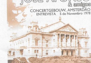 José Afonso - No Concertgebouw, Amsterdão