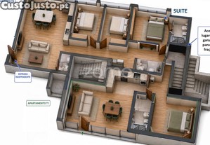 Investimento T3 + T1 | 170M² + 42M2 Garagem |...