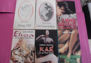 6 Obras Eróticas editadas nas décadas de 70/80