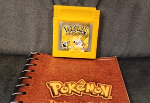 Pokemon Yellow + Trainer's Guide Gameboy eraRetro