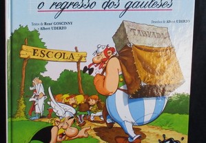 Livro Astérix e o Regresso dos Gauleses René Goscinny e Albert Uderzo 