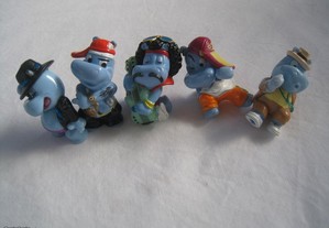 Colecção de Figuras em miniatura de hipopótamos