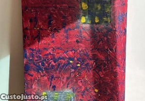 Quadro pintura abstrata