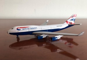 Avião da British Airways - Boeing 747