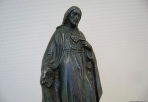Jesus Cristo - Sagrado coração em bronze