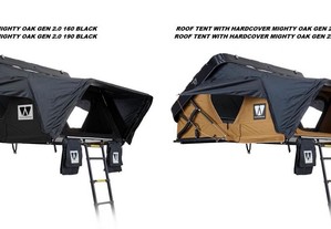 Tenda de Tejadilho VICKYWOOD - Blacl 160 para 2 pessoas e Black 190 para 3/ 4 pessoas