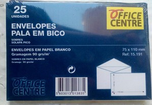 Envelopes Pala de Bico 75 X 110 mm - 25 unidades