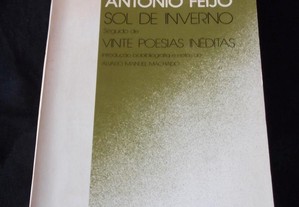 Livro Sol de Inverno vinte poesias António Feijó