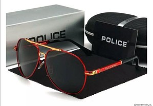 Óculos de Sol Police Polarizados Red Design - Ctt Grátis 48 Horas