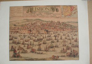 7 gravuras antigas alusivas a Lisboa