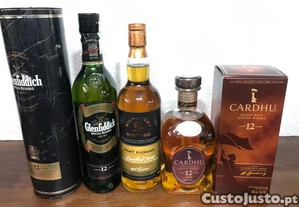 3 garrafas de Whisky de boa qualidade