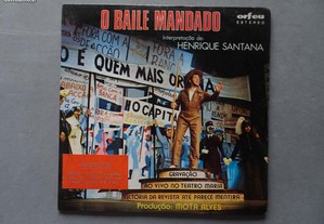 Disco single vinil - O Baile Mandado - Henrique Santana