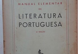 Manual Elementar de Literatura Portuguesa - Óscar Lopes; Júlio Martins