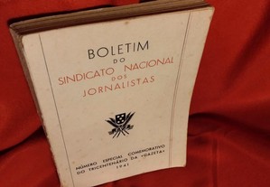Boletim do Sindicato Nacional dos Jornalistas - especial comemorativo do Tricentenário da Gazeta