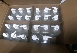 24 embalagens de 500 ml gel desinfetante