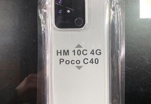 Capa de silicone reforçada para Xiaomi Poco C40
