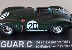 * Miniatura 1:43 JAGUAR C | 24h Le Mans (1951) | Colecção "100 Anos do Desporto Automóvel"