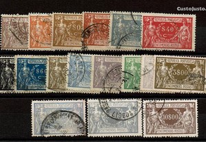 Selos Portugal 1920-Série "Ecom.Postais"- Usados