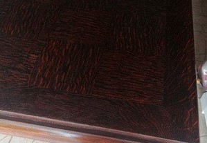 Mesa jantar em madeira castanho maciço (XIX/XX)