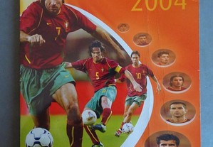 Caderneta de cromos de futebol Coleção oficial Selecção 2004
