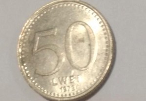 Moeda de Angola 50 Lwei (50 cêntimos de Kwanza)