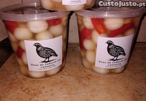 Ovos de Codorna em Conserva