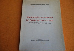 Organização dos Mesteres em Évora, no Século XVIII - 1966