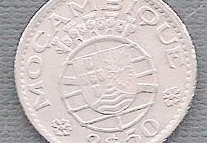 Moeda Moçambique - 2$50 Escudos 1953