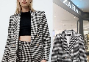Conjunto blazer + calções da Zara novo com etiqueta