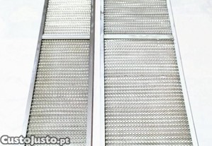 Par de filtros grelhas alumnio originais exaustor Teka