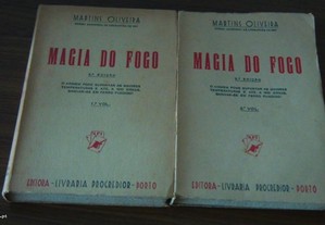 Magia do Fogo 2 volumes de Martins Oliveira