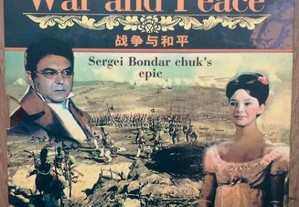 DVD "Guerra e paz", de Sergei Bondarchuk. Sem legendas portuguesas.