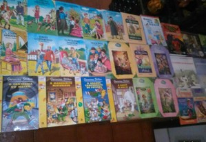 Conjunto de 60 Livros Infantil/Juvenil Diversos