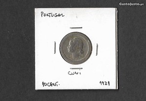 Moeda de 10 centavos. Portugal 1921