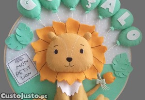 Bastidor Decorao Mon Petit Lion