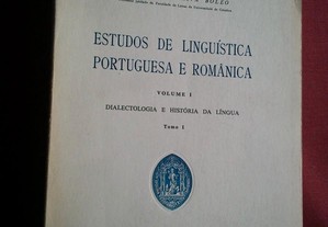 Estudos de Linguística Portuguesa e Românica-Vol I-1974