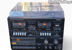 Sistema Hi-Fi Vintage Orsowe CTP 950 2C Gira-Discos, Rádio e Duplo Deck