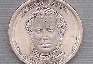 Moeda USA - Dollar 12 Presidente Zachary Taylor