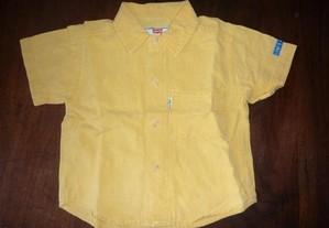 Camisa Levis amarelo-claro