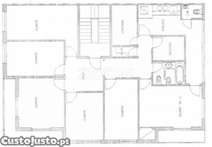 Apartamento Em S. Vitor T5+1