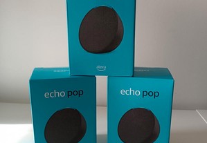 Coluna Inteligente Echo Pop / Alexa / Wi-Fi / Bluetooth (NOVO)