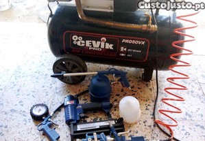 Compressor e acessrios em bom estado e com pouco uso valor negocivel