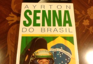 Pack 2x Livros "Ayrton Senna do Brasil & Saudade" por Francisco Santos
