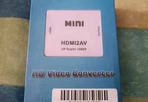 Conversor HDMI para RCA AV HDMI2AV televisão consola Ps3 Ps4 Ps5 Wii XBOX