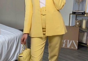 Blazer amarelo Zara novo com etiqueta