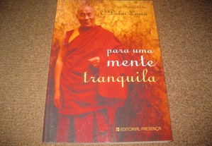 Livro "Para Uma Mente Tranquila" de Dalai Lama