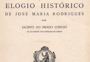 Elogio Histórico de José Maria Rodrigues